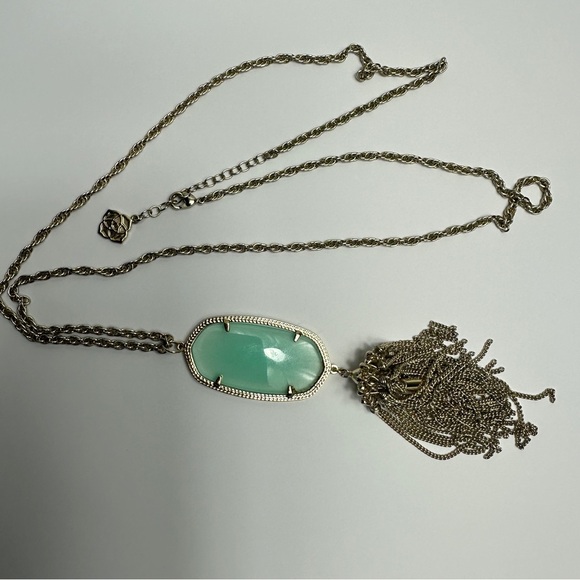 Kendra Scott Rayne Necklace Chalcedony - Picture 6 of 13